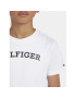 Tommy Hilfiger T-Shirt Arched KB0KB08333 M Bílá Regular Fit - Pepit.cz