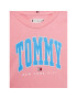 Tommy Hilfiger T-Shirt Bold Varsity KG0KG06504 Růžová Regular Fit - Pepit.cz