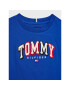 Tommy Hilfiger T-Shirt Chainstitch KB0KB07798 D Modrá Regular Fit - Pepit.cz