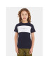 Tommy Hilfiger T-Shirt Colorblock KB0KB08552 M Tmavomodrá Regular Fit - Pepit.cz