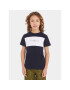 Tommy Hilfiger T-Shirt Colorblock KB0KB08552 S Tmavomodrá Regular Fit - Pepit.cz