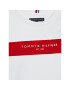 Tommy Hilfiger T-Shirt Essential Colorblock KB0KB07279 D Bílá Regular Fit - Pepit.cz