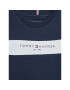 Tommy Hilfiger T-Shirt Essential Colorblock KB0KB07279 D Tmavomodrá Regular Fit - Pepit.cz