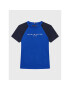 Tommy Hilfiger T-Shirt Essential KB0KB07754 D Modrá Regular Fit - Pepit.cz