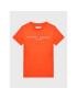 Tommy Hilfiger T-Shirt Essential KS0KS00201 D Oranžová Regular Fit - Pepit.cz