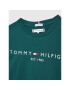 Tommy Hilfiger T-Shirt Essential KS0KS00201 Zelená Regular Fit - Pepit.cz