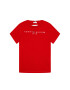 Tommy Hilfiger T-Shirt Essential KS0KS00210 Červená Regular Fit - Pepit.cz