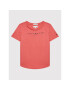 Tommy Hilfiger T-Shirt Essential Logo KG0KG05242 D Růžová Regular Fit - Pepit.cz