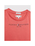 Tommy Hilfiger T-Shirt Essential Logo KG0KG05242 D Růžová Regular Fit - Pepit.cz