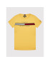 Tommy Hilfiger T-Shirt Flag Rib Insert KB0KB06532 D Žlutá Regular Fit - Pepit.cz