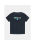 Tommy Hilfiger T-Shirt Fun Logo KN0KN01622 Tmavomodrá Regular Fit - Pepit.cz