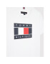 Tommy Hilfiger T-Shirt Global Stripe Flag KB0KB07602 Bílá Regular Fit - Pepit.cz