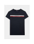 Tommy Hilfiger T-Shirt KB0KB08204 D Tmavomodrá Regular Fit - Pepit.cz