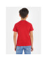 Tommy Hilfiger T-Shirt KB0KB08544 Červená Regular Fit - Pepit.cz