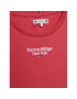 Tommy Hilfiger T-Shirt KG0KG07083 M Růžová Regular Fit - Pepit.cz