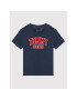 Tommy Hilfiger T-Shirt KN0KN01272 Tmavomodrá Regular Fit - Pepit.cz