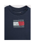 Tommy Hilfiger T-Shirt KN0KN01430 Tmavomodrá Regular Fit - Pepit.cz