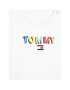 Tommy Hilfiger T-Shirt KN0KN01622 Bílá Regular Fit - Pepit.cz