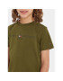 Tommy Hilfiger T-Shirt KS0KS00397 Zelená Regular Fit - Pepit.cz