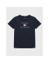 Tommy Hilfiger T-Shirt Logo KB0KB07794 D Tmavomodrá Regular Fit - Pepit.cz