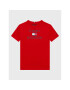 Tommy Hilfiger T-Shirt Logo KB0KB07794 M Červená Regular Fit - Pepit.cz