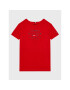 Tommy Hilfiger T-Shirt Logo KB0KB08027 D Červená Regular Fit - Pepit.cz