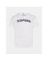 Tommy Hilfiger T-Shirt Monotype Tartan KG0KG07804 Bílá Regular Fit - Pepit.cz