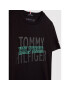 Tommy Hilfiger T-Shirt Over Print KB0KB07015 D Černá Regular Fit - Pepit.cz