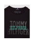 Tommy Hilfiger T-Shirt Over Print KB0KB07015 D Černá Regular Fit - Pepit.cz