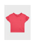 Tommy Hilfiger T-Shirt Ruffle KG0KG07101 M Růžová Regular Fit - Pepit.cz