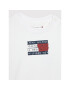 Tommy Hilfiger T-Shirt Tape Graphic KN0KN01430 Bílá Regular Fit - Pepit.cz