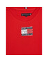 Tommy Hilfiger T-Shirt Tape Graphic Tee KB0KB07282 D Červená Regular Fit - Pepit.cz