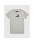 Tommy Hilfiger T-Shirt Tape Graphic Tee KB0KB07282 D Šedá Regular Fit - Pepit.cz