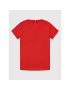 Tommy Hilfiger T-Shirt Tape KB0KB07357 D Červená Regular Fit - Pepit.cz