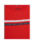 Tommy Hilfiger T-Shirt Tape KB0KB07357 D Červená Regular Fit - Pepit.cz