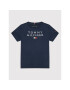 Tommy Hilfiger T-Shirt Th Logo KB0KB06849 M Tmavomodrá Regular Fit - Pepit.cz