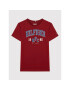 Tommy Hilfiger T-Shirt Varsity KB0KB07021 Bordó Regular Fit - Pepit.cz