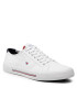 Tommy Hilfiger Tenisky Core Corporate Canvas Vulc FM0FM04000 Bílá - Pepit.cz