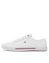 Tommy Hilfiger Tenisky Core Corporate Vulc Leather FM0FM04561 Bílá - Pepit.cz