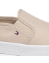 Tommy Hilfiger Tenisky Essential Nautical Slip On FW0FW05535 Béžová - Pepit.cz