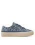 Tommy Hilfiger Tenisky Vulc Rope Monogram Denim FW0FW07112 Modrá - Pepit.cz