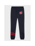 Tommy Hilfiger Teplákové kalhoty Th Collegiate KB0KB07983 D Tmavomodrá Regular Fit - Pepit.cz