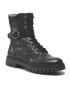 Tommy Hilfiger Turistická obuv Buckle Lace Up Boot FW0FW06734 Černá - Pepit.cz