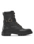 Tommy Hilfiger Turistická obuv Buckle Lace Up Boot FW0FW06734 Černá - Pepit.cz