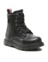 Tommy Hilfiger Turistická obuv Lace-Up Bootie T1A5-32370-1355 S Černá - Pepit.cz