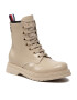 Tommy Hilfiger Turistická obuv Lace-Up Bootie T4A5-32411-1453500 M Béžová - Pepit.cz