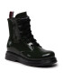 Tommy Hilfiger Turistická obuv Lace-Up Bootie T4A5-32412-0775 M Zelená - Pepit.cz