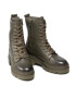 Tommy Hilfiger Turistická obuv Monochromatic Lace Up Boot FW0FW05946 Zelená - Pepit.cz