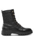 Tommy Hilfiger Turistická obuv Monogram lace Up Boot FW0FW05994 Černá - Pepit.cz