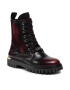 Tommy Hilfiger Turistická obuv Polished Leather Lace Up Boot FW0FW06008 Černá - Pepit.cz